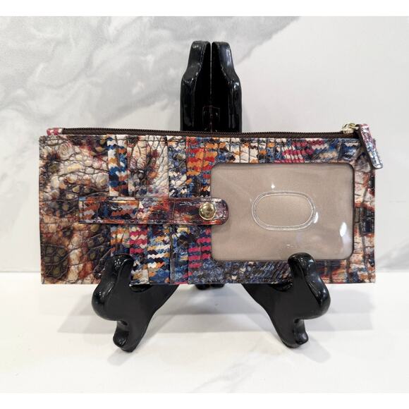 Brahmin Credit Card Slim Wallet Trendsetter Melbourne Genuine Leather NWT - Picture 5 of 5